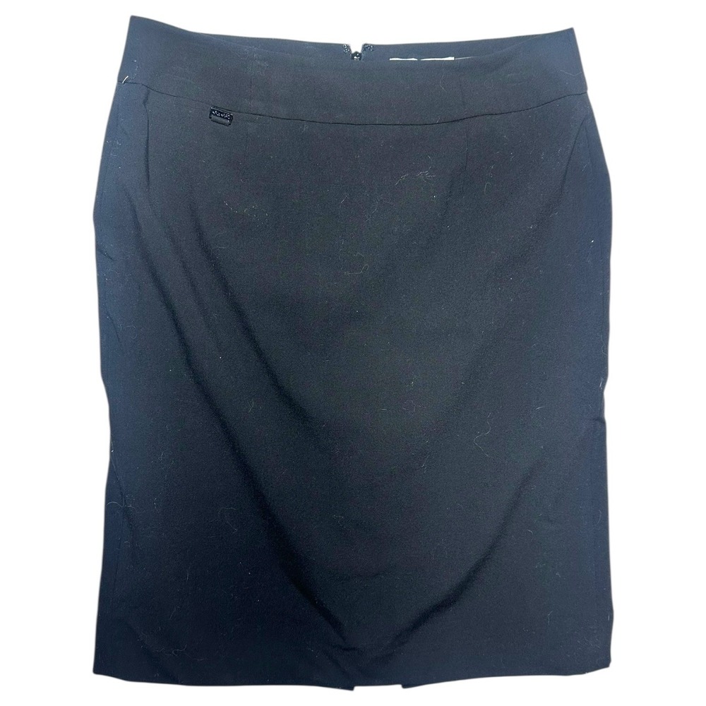 Calvin Klein Black Pencil Skirt Business Career Office Size 4